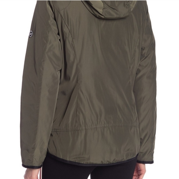 MICHAEL KORS OLIVE GREEN  WINDBREAKER JACKET/ M - Picture 17 of 17